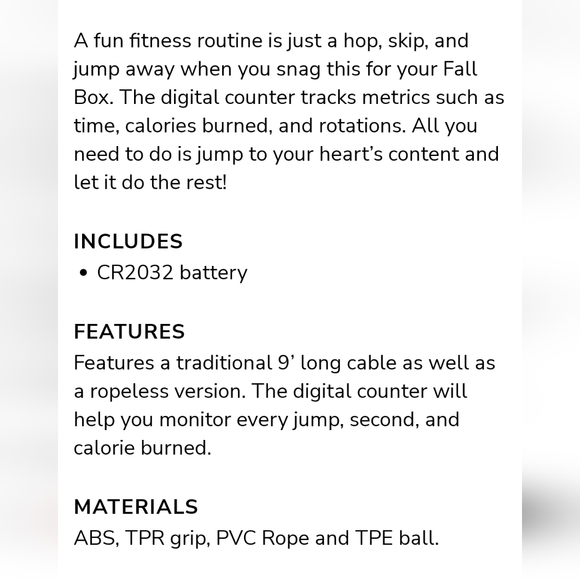 Reebok 2 in 1 digital jump rope - Picture 4 of 6